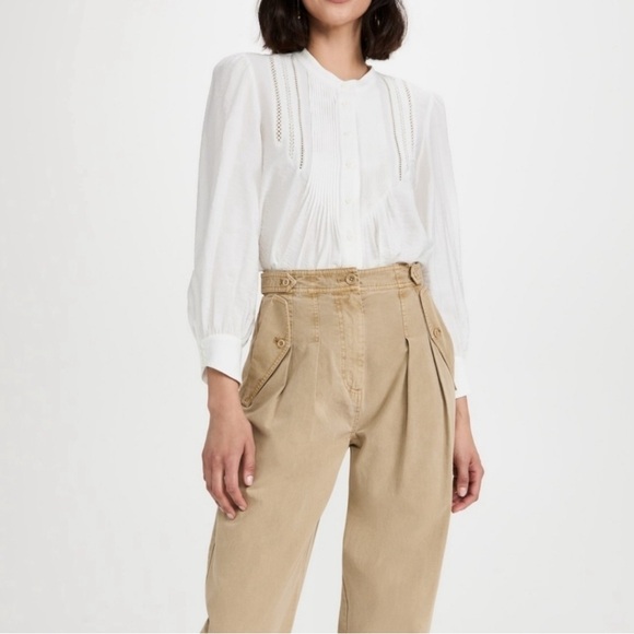 BA&SH white button up top - Picture 3 of 14